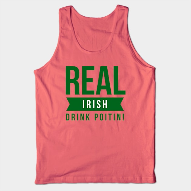 Real Irish Tank Top by MessageOnApparel